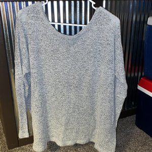 Gray Piko Sweater